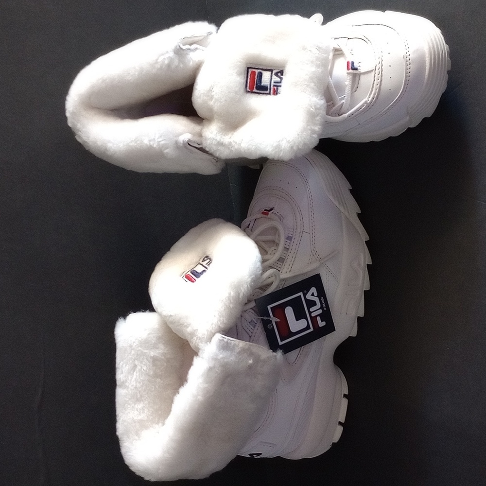 FILA White Winter Boots Size 8.5
